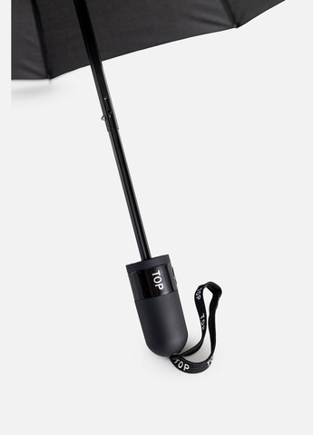 Мужской полуавтоматический зонтик цвет черный ЦБ-00248838 Toprain (289843251)