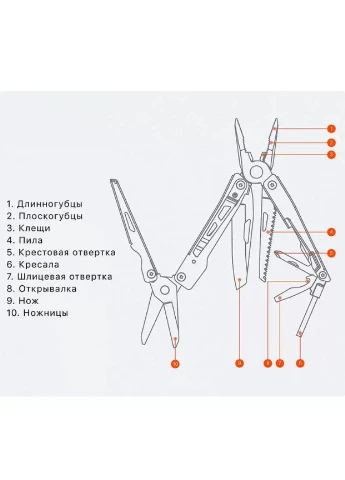 Мультитул KT5024 NexTool (302516524)