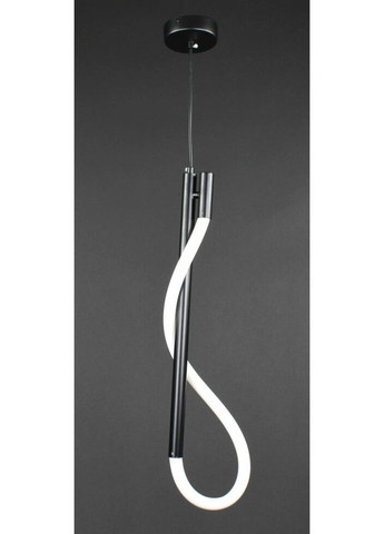 Люстра светодиодная подвесная LED светильник для квартиры на потолок лэд 27642 Черный 85-180х14х10 см. Sunnysky (324396663)