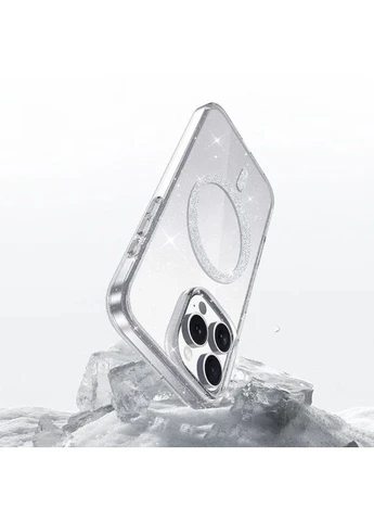 Чехол TPU Eclipse Sparkle Magnetic Fit для iPhone 14 Pro Max Прозрачный No Brand (403009124)