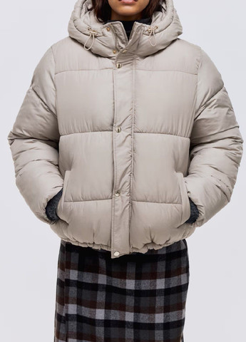 Світло-сіра зимня куртка H&M