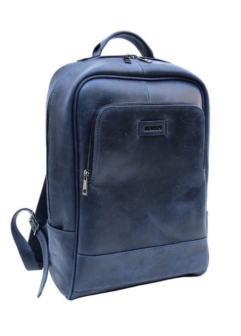 Синій чоловічий шкіряний рюкзак з вінтажній шкіри N1003KB Newery (303830670)