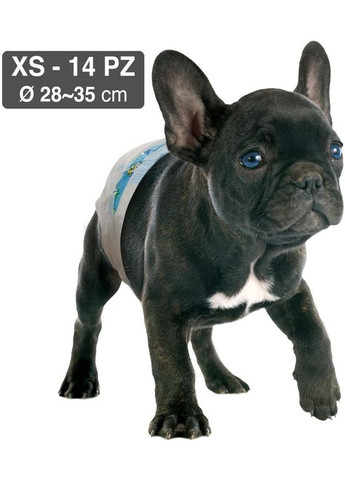 Подгузники для собак 28-35 см Dog nappy XS 14 шт/уп (8023222153059) Croci (314836657)