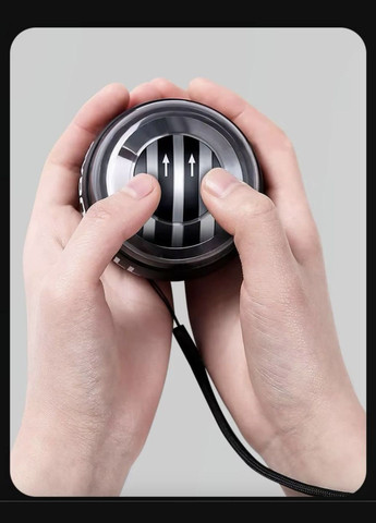 Тренажер для зап'ястя Powerball Gyro Ball для кистей рук Павербол Black No Brand (327843520)