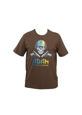 Футболка ADAM череп коричневая M-GEAR (337989544)