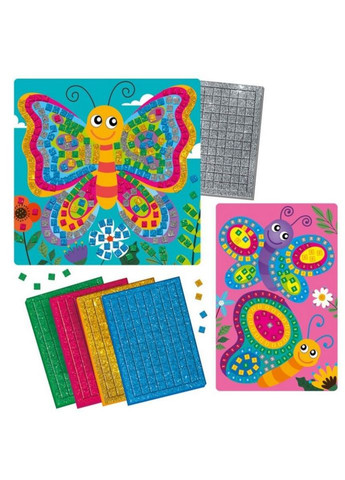 Набор для творчества с блестящей мозаикой "Бабочки" VT4511-15 No Brand (326840359)