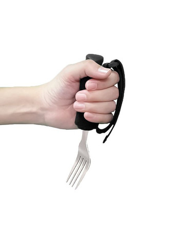 Столовий набір MS-3 для людей із тремором або артритом вилка ложка з фіксатором 2 шт. Lesko (349730098)