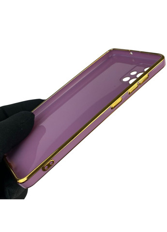 Чохол для Galaxy A51 (SM-A515F) з кільцем MagSafe із золотою окантовкою на самсунг а51 чорничний gs1 Samsung (366230855)