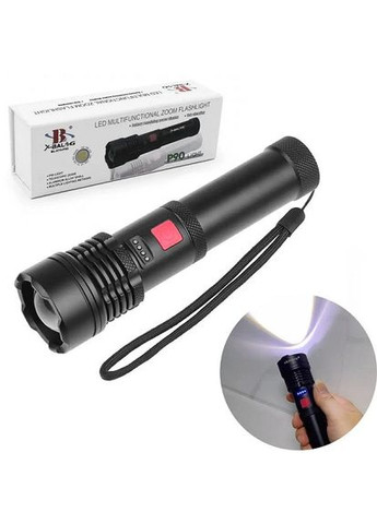 Фонарик светодиодный с аккумулятором X-Balog BL-X72-P90, фонарь ручной мощный, тактичный фонарь Bailong (364664896)