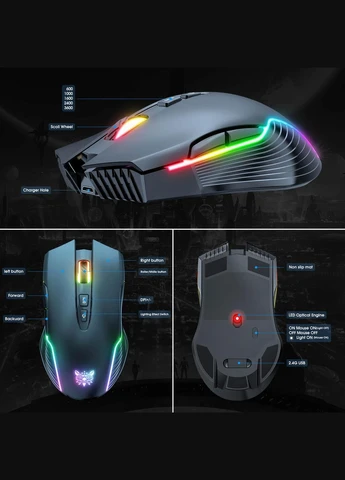 Миша Gaming wireless CW905 RGB рожева Onikuma (279555143)