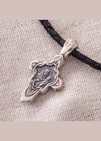 Серебряный православный крестик с распятием 13843 Oniks (264025058)