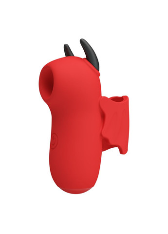 Стимулятор для клитора Magic Devil с сосанием и электростимуляцией, красный, 6.9 см Pretty Love (361670400)