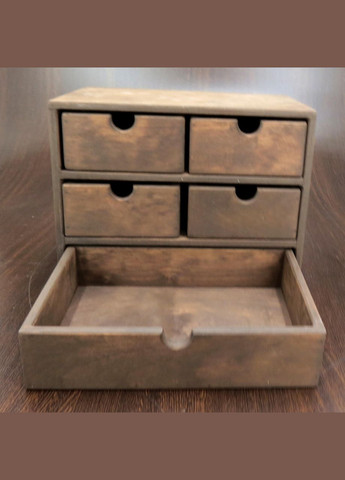 Міні-комод з дерева Мерсінг сепія (МНК-002808) No Brand (328226887)