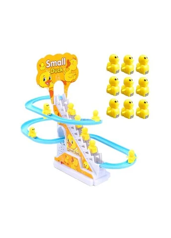 Игровой центр горка-трек с подъемником Small-Duck интерактивная игрушка скользящие утки с музыкой Erston (388598261)