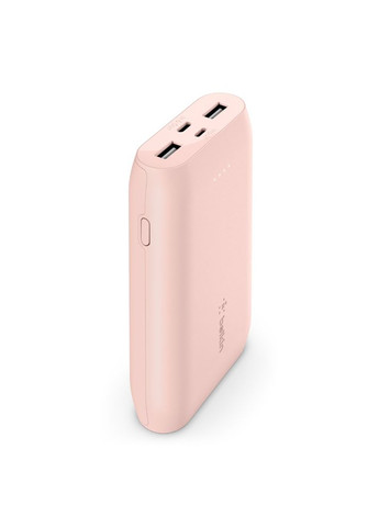 Портативний зарядний пристрій 10000mAh, 15W USB-C IN/OUT, MICROUSB IN, USB-A OUT rose gold Belkin (370754964)