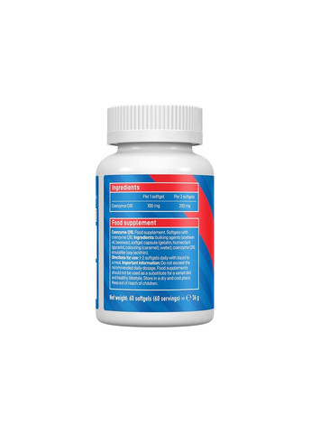 Натуральная добавка CoQ 10 100 mg, 60 капсул VPLab Nutrition (293480184)