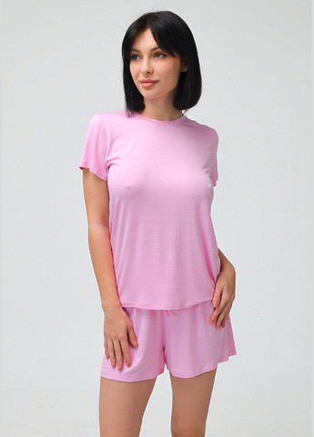 Розовая всесезон женская пижама №1135 Leinle