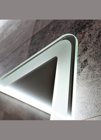 Дзеркало LED DE-M3051 75x100см, збільшувальна лінза + сенсорне включення + підігрів Dusel (316720446)