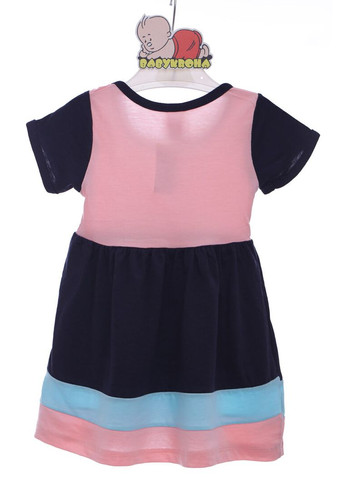 Синее платье летнее трикотажное summer синий 110 см (38427) BABYKROHA (323469527)