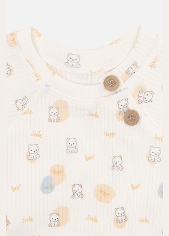 Бежевый демисезонный костюм с брюками для мальчика цвет бежевый cb-00243111 Minilay