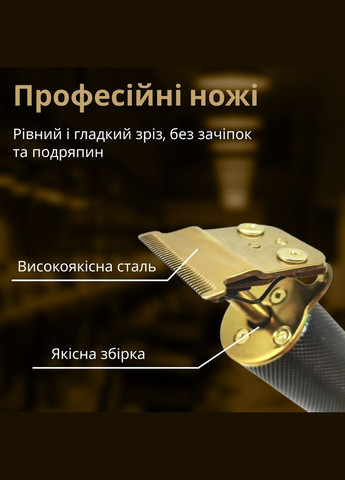 Триммер для стрижки V-179 универсальный профессиональный аккумуляторный с насадками, VGR (361678572)