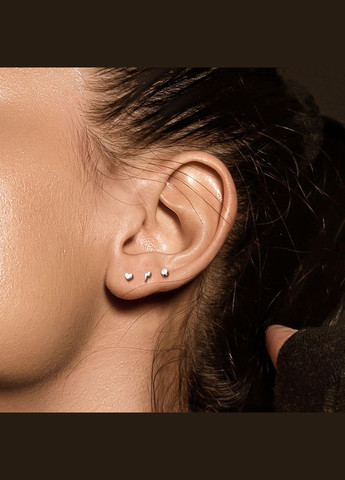 Сережка лабрет з титану із зірочкою TIL14-1608-ST для пірсингу хряща вуха, губ (Довжина: 8мм) Spikes (333698217)