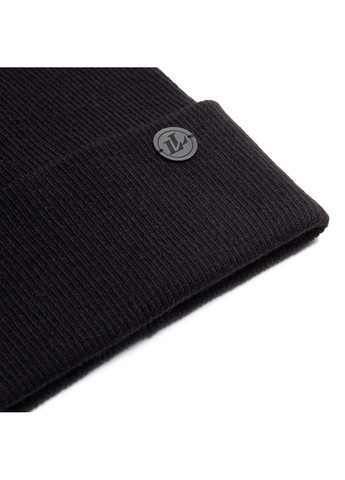 Шапка бини мужская вискоза черная LIAM 644-862 LuckyLOOK 644-862M (322790799)