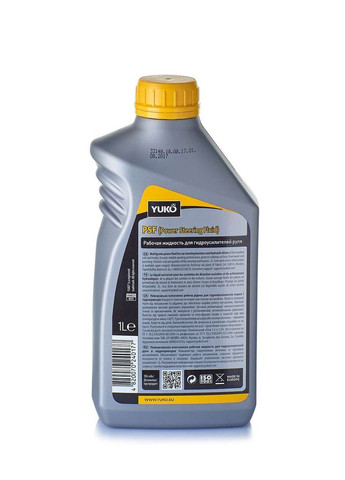 Олива трансмісійнa PSF для гідропідсилювача керма мінеральне червоне 1л Yuko (352765777)