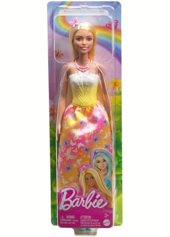 Королевская кукла Барби с ярко мелированными желтыми волосами Barbie Royal Doll Mattel (338425469)