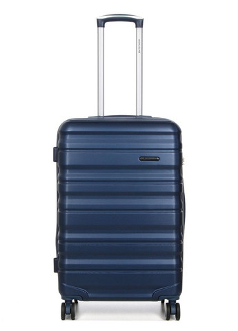 Чемодан Франция средняя M синяя 66х43х26(+5)см/75л/3.7кг/ 628 WORLDLINE (324802284)