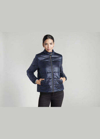Темно-синя демісезонна куртка демісезонна водовідштовхувальна та вітрозахисна для жінки lidl 418847 темно-синій Esmara