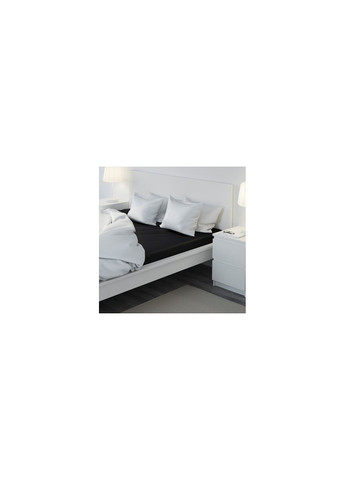 Простыня натяжная черная 140х200 IKEA (272150052)