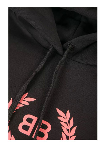 Кофта чёрная No Brand BB Mode Print Black Hoodie Womens (356677787)