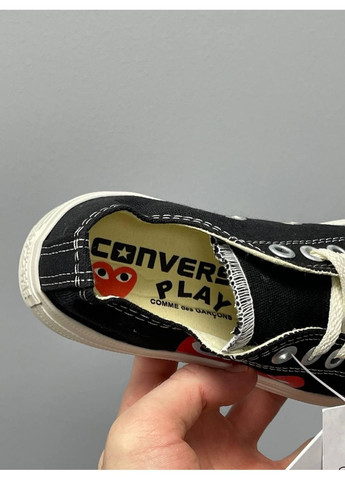КЕДИ ЖІНОЧІ CONVERSE DES GARÇONS PLAY X LOW КОНВЕРС No Brand білі демісезони (367175090)