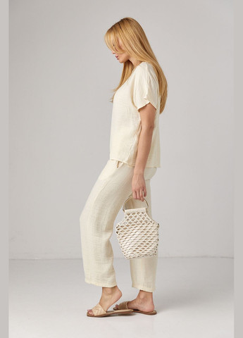 Літній костюм з брюками та футболкою Liton (296658543)