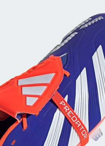 Синій літні бутси predator elite fold-over tongue firm ground adidas