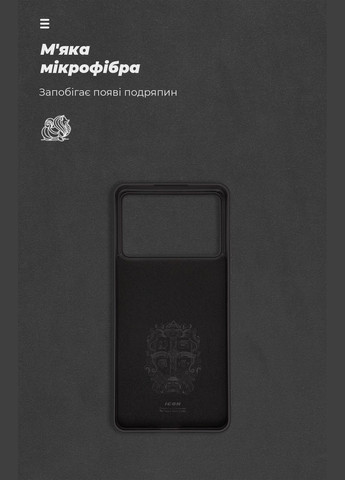 Чехол ICON для Xiaomi Poco X6 Pro 5G Black (ARM73365) ArmorStandart (327886152)
