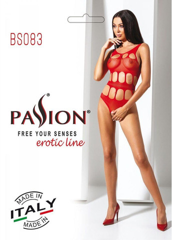 Боді-стокінг BS093 red Passion (303887779)