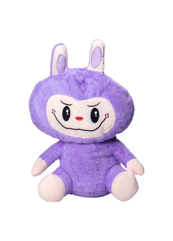 М'яка іграшка-плед, подушка 3 в 1 Лабубу 50 см Фіолетовий ТМ LAB2V Colorful Home (370801720)