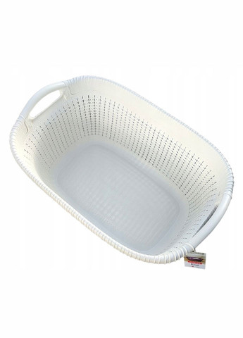 Корзина для білизни пластикова Knit 40 л (03677) Коричнево-сірий Curver (334006349)