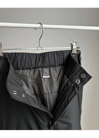 Черные спортивные демисезонные прямые брюки Haglofs