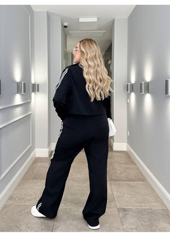 Костюм (жакет, брюки), цвет Черный Fashion (364184166)