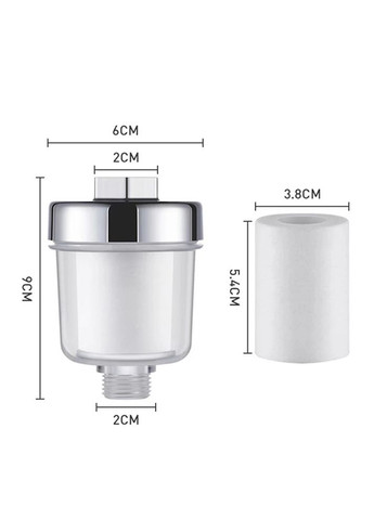 Універсальний проточний фільтр для душу та крану з 11 картриджами 5 мкм для грубого очищення води No Brand (351902793)