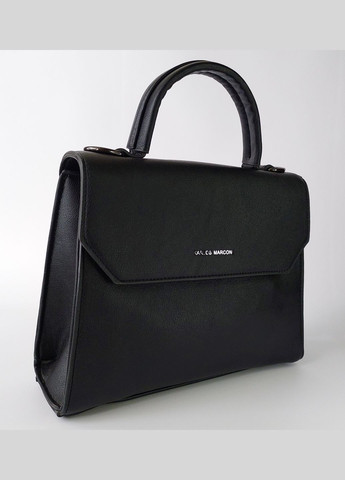 Сумка жіноча клатч з короткою ручкою та довгим ремінцем каркасна мала чорна Karlos Marconi (339079330)