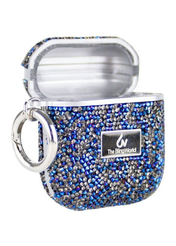 Чохол TPU Rock Diamond для AirPods 1/2 Синій Bling World (372163162)