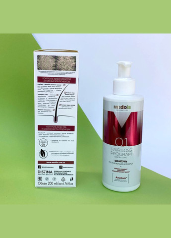 Шампунь против выпадения волос Hair Loss Program Energizing Shampoo MedDis (302490767)