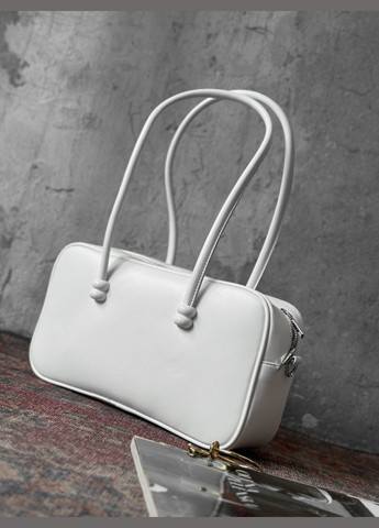 Стильная женская сумка прямоугольная белая Freedom (335980438)