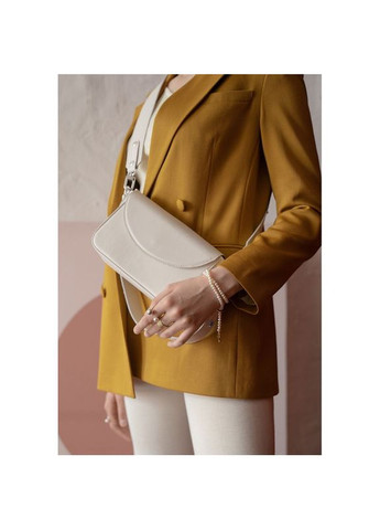 Сумка жіноча шкіряна через плече Molly біла The Wings (302007419)