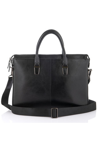 Шкіряна сумка для чоловіків чорного кольору 6825-3 Marco Coverna (303830092)