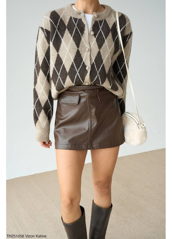 Трендовий светрик на ґудзиках кардиган укорочений ромби No Brand (369934126)